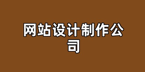 网站设计制作公司